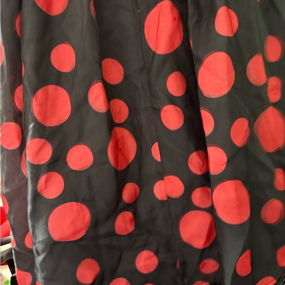 Black and Red Polka Dot Skirt - Picture 3 of 6
